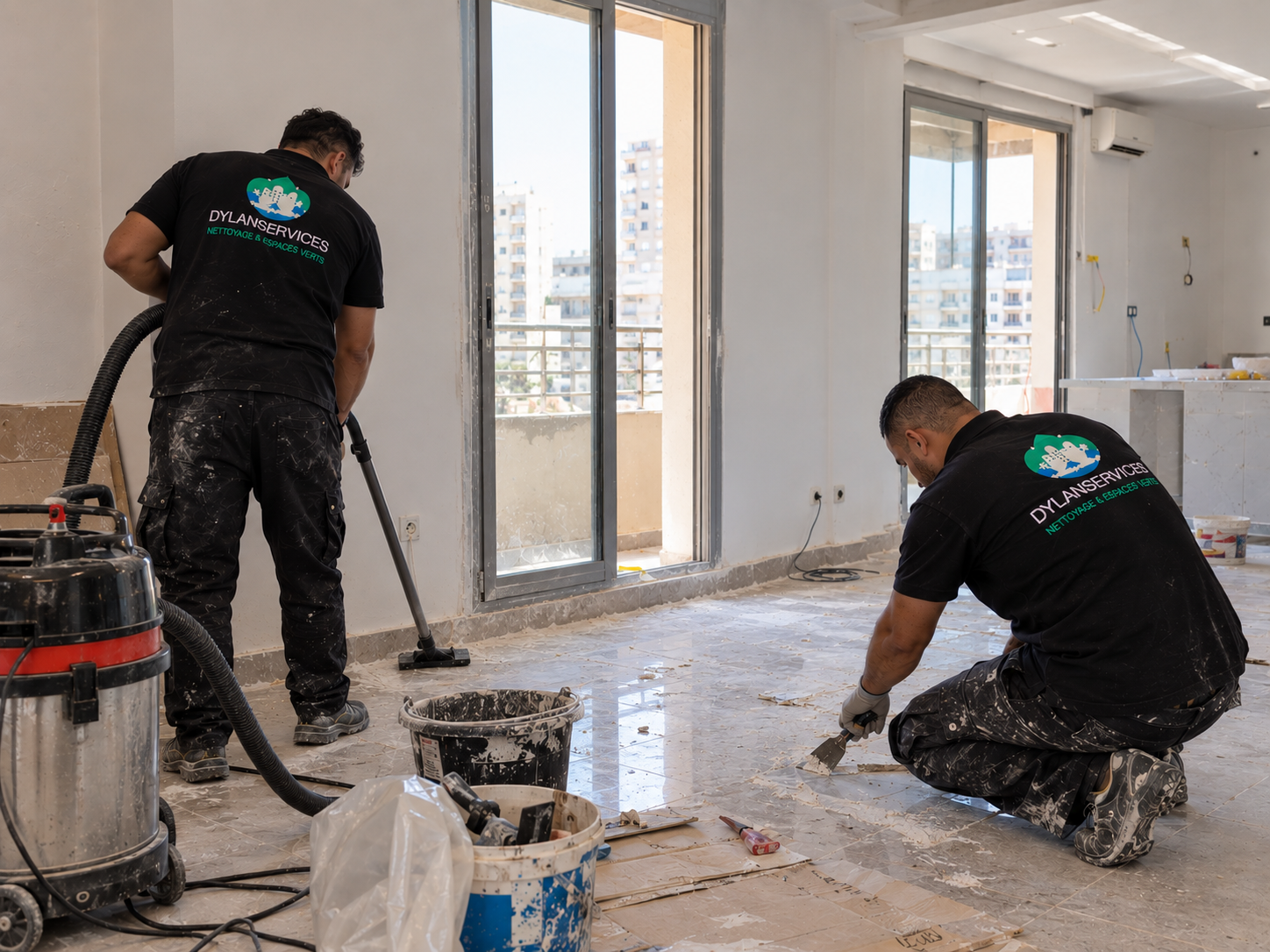 Nettoyage fin de chantier