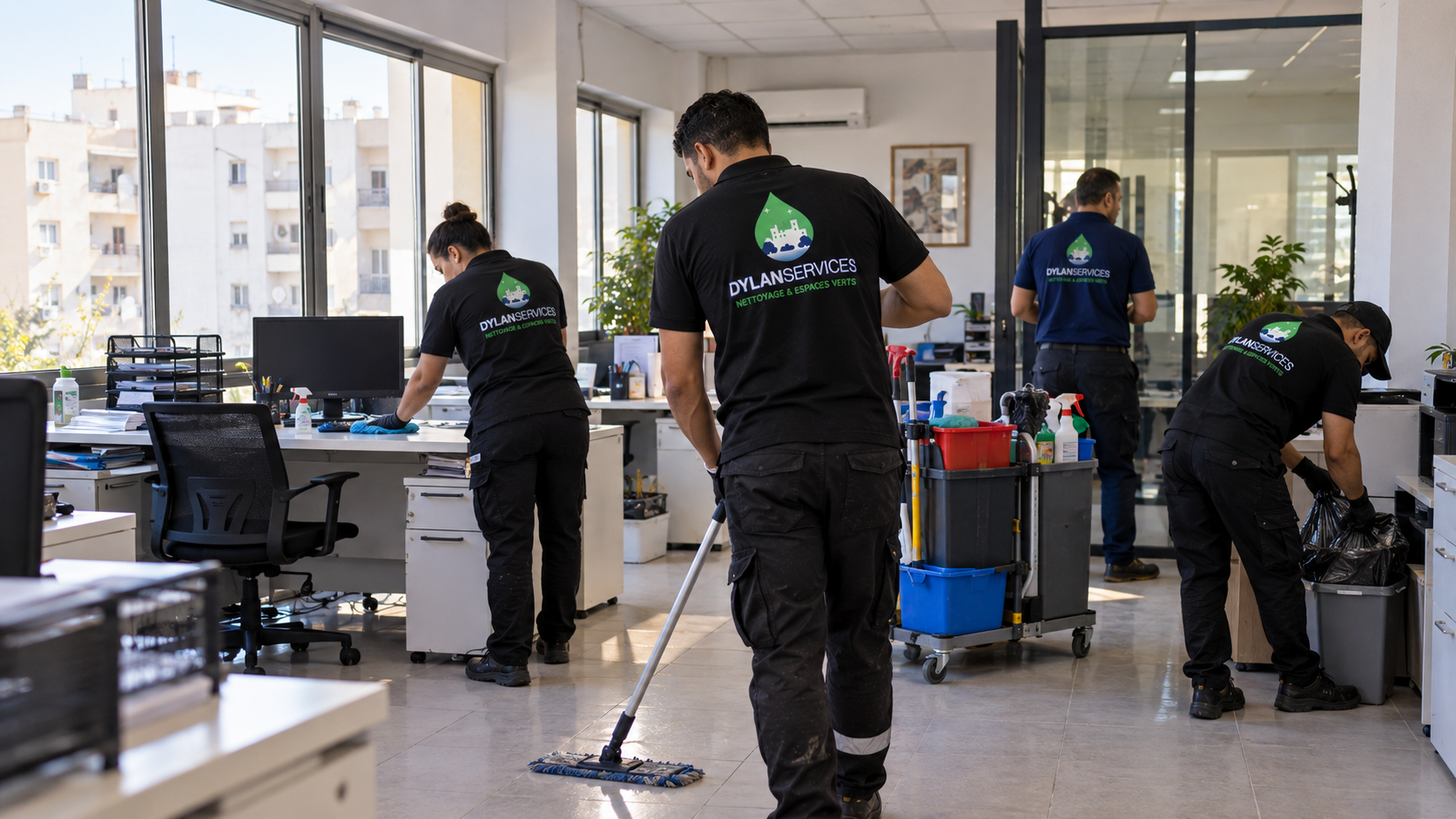 Nettoyage de bureaux professionnels